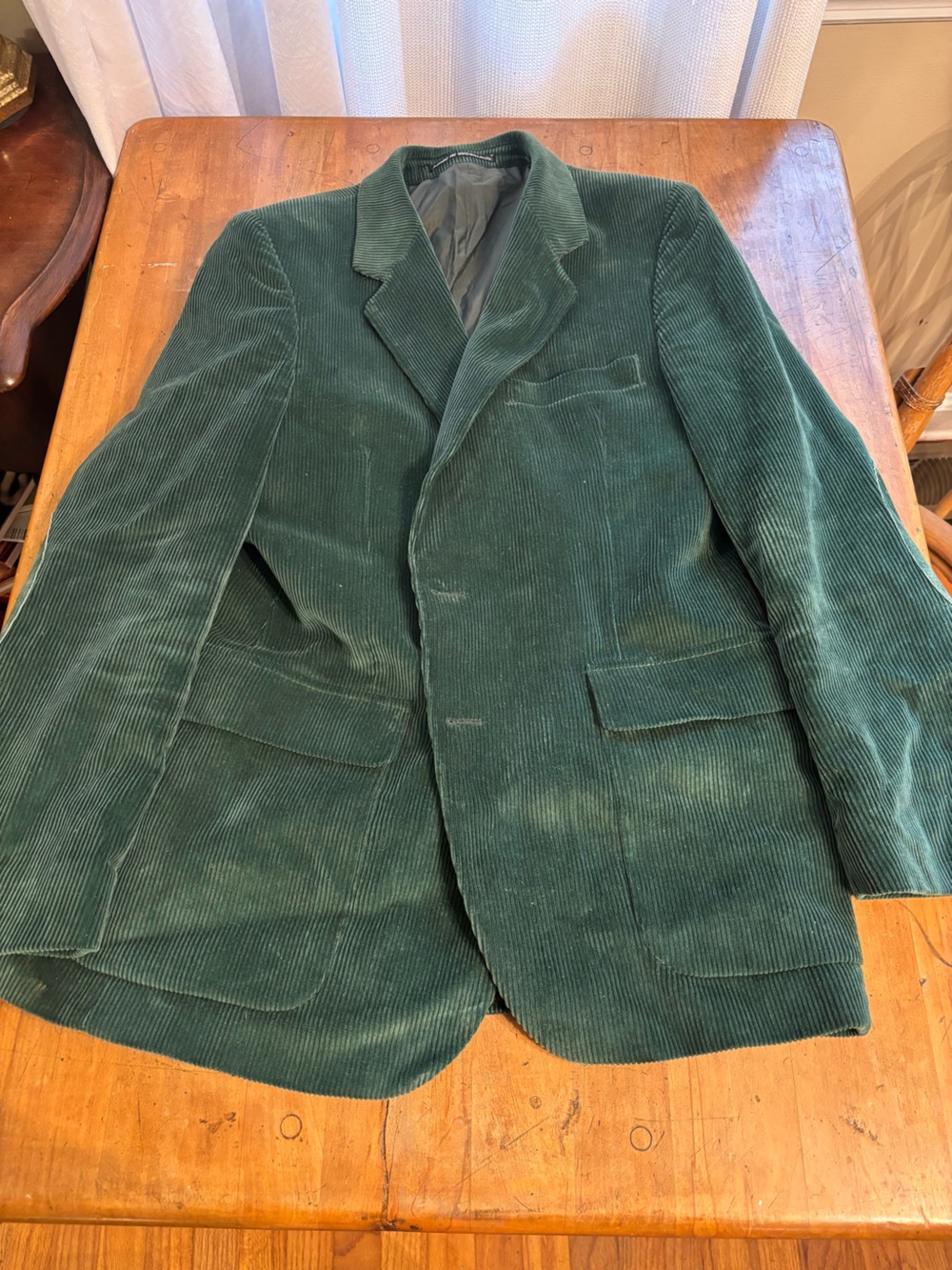 Forest Green vintage Corduroy Blazer